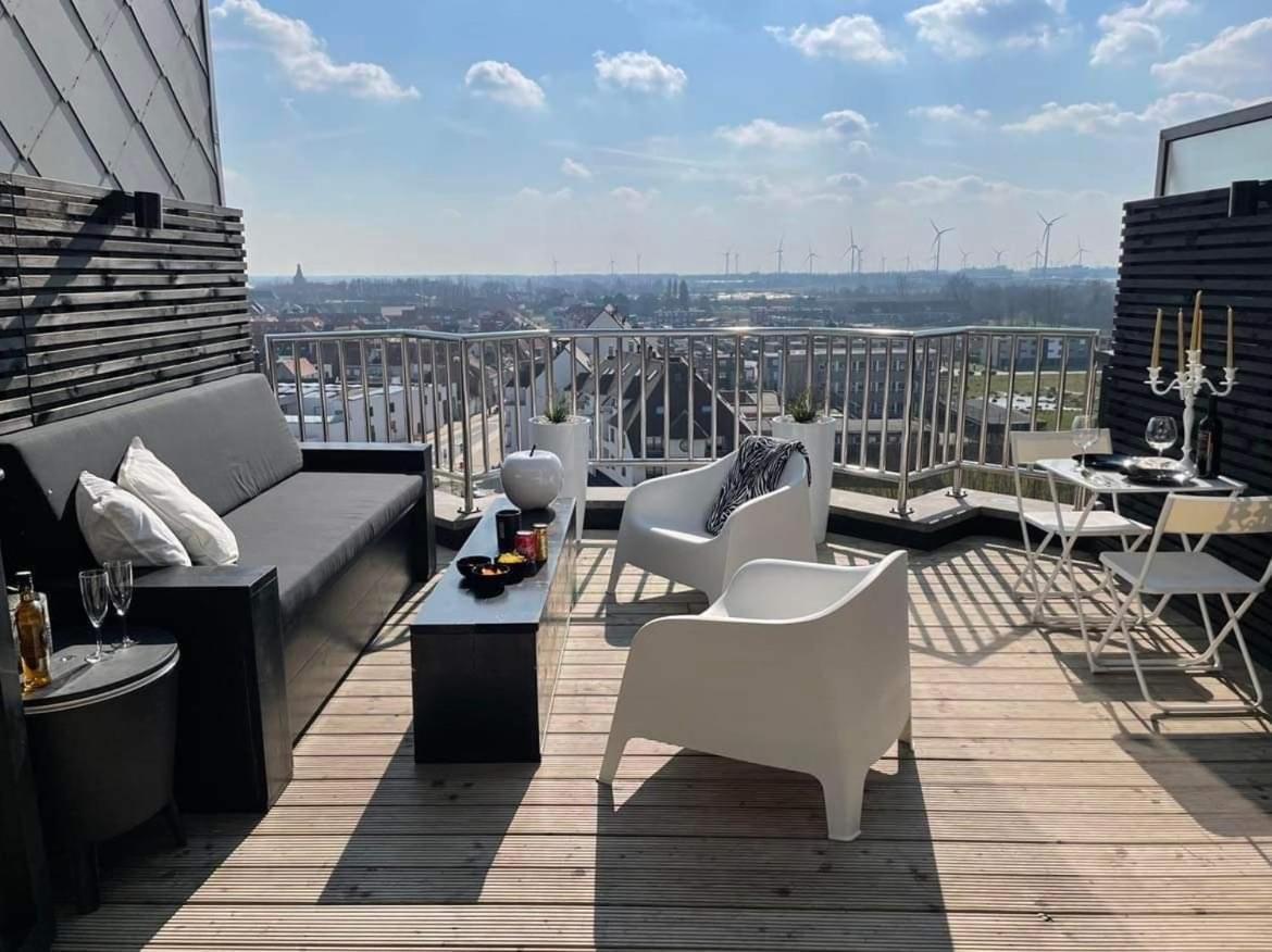 Knokke Heist Baai Modern Dak Appartement . Кноке-Хайст Екстериор снимка